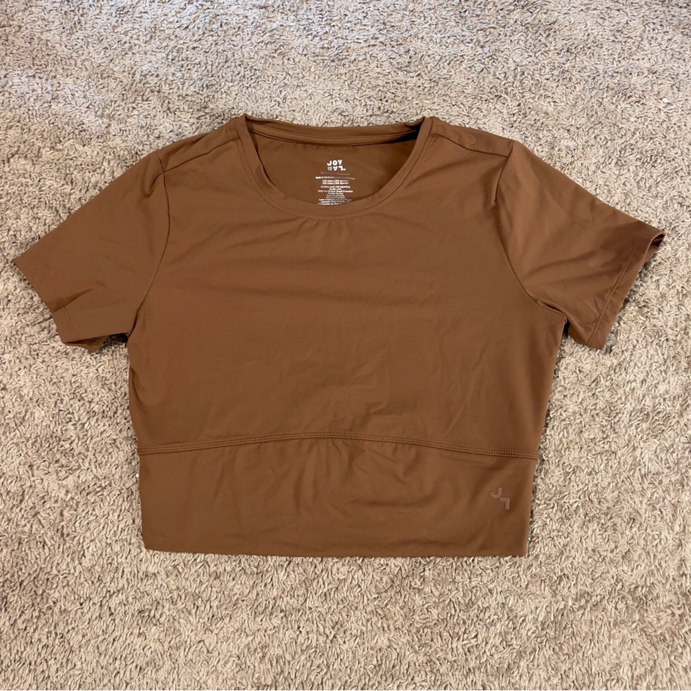 JoyLab Short Sleeve Women's Athletic Crop Top